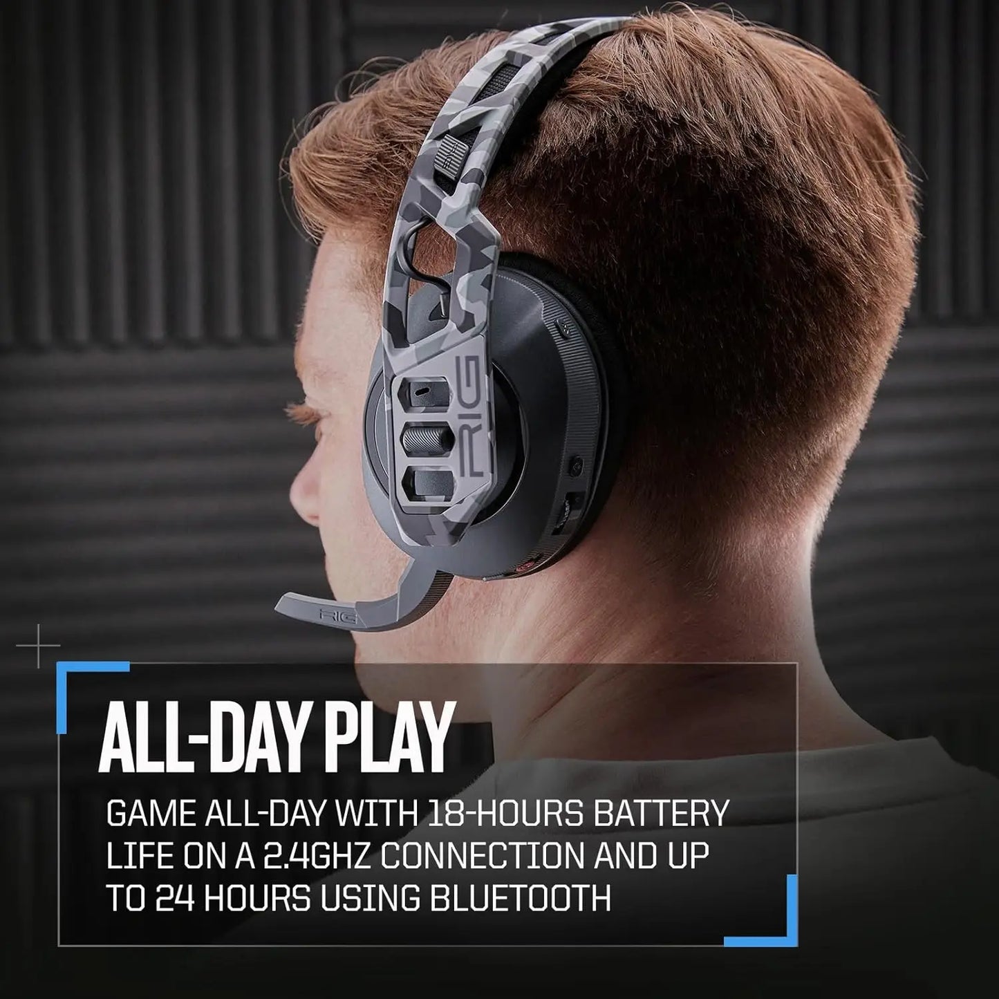 Dual Wireless Gaming Headset 2.4GHz/Bluetooth for PS5, PS4, PC, Switch, Mobile - Arctic Camo