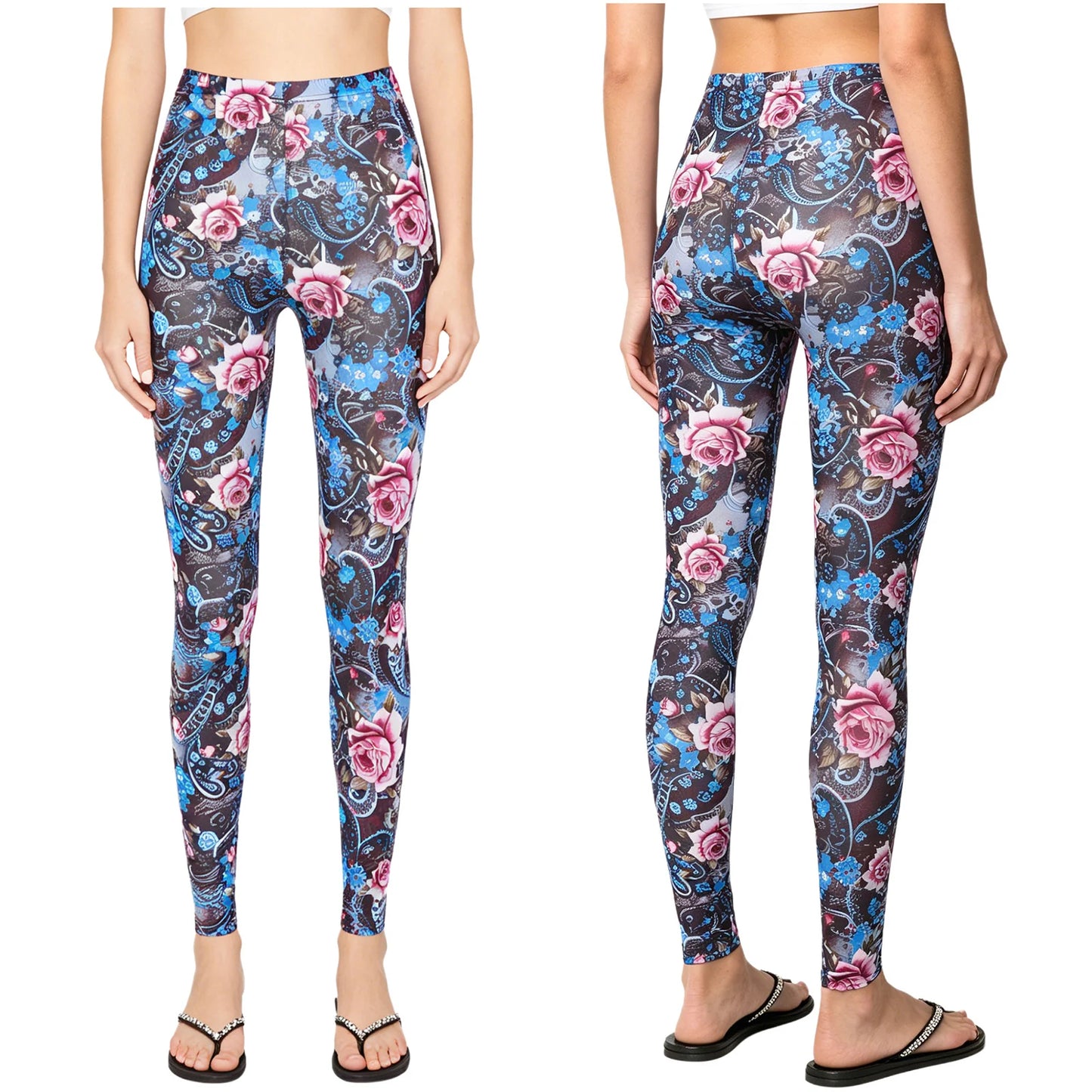 Leggings Women Sexy Sport Gym Training Print High Waist Yoga Pants Fitness Joggings Running Workout Legging Sports Trousers