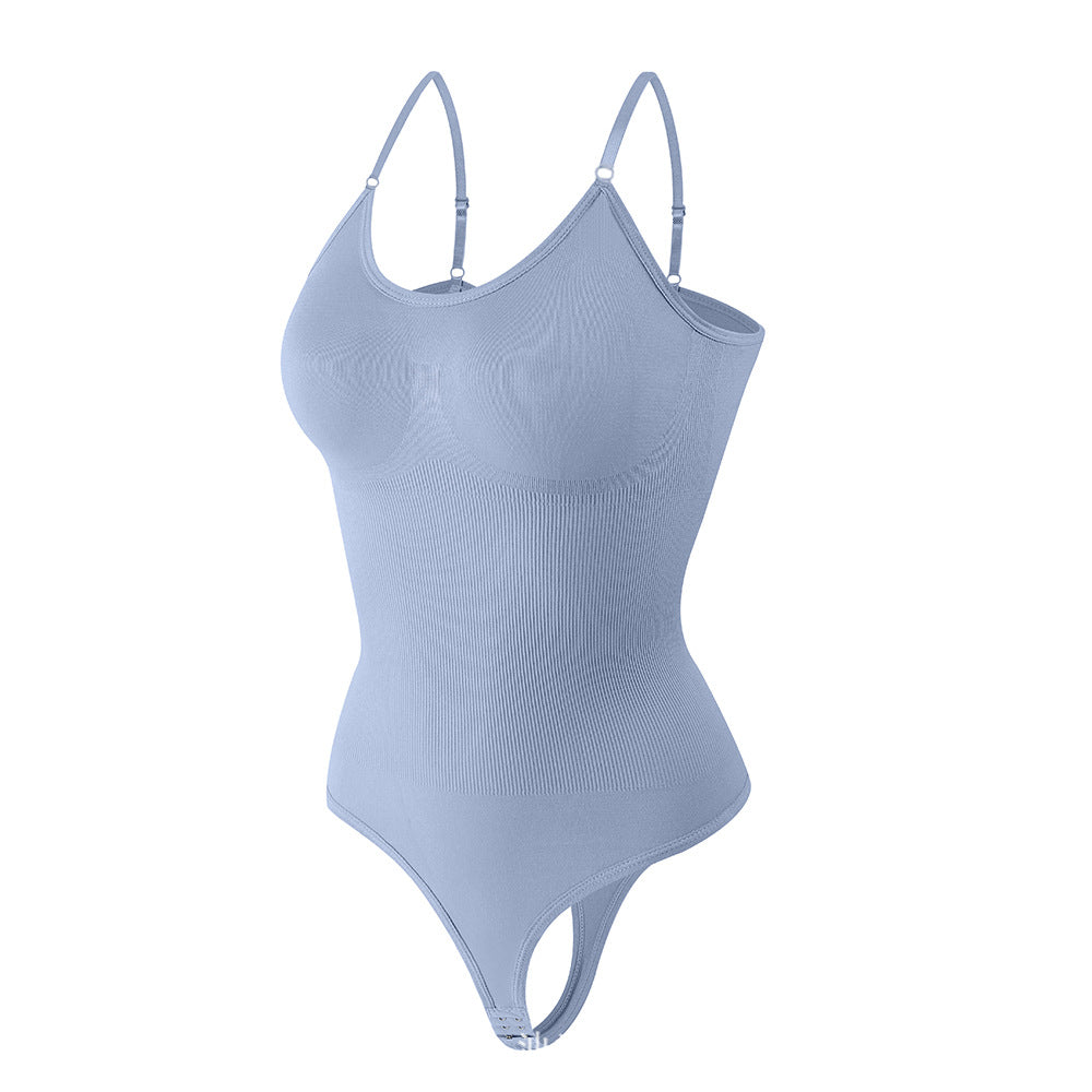 Cross-border European and American Body Shaping jumpsuit plus size European and American corset hip tummy shaped breasted ladies suspenders underwear