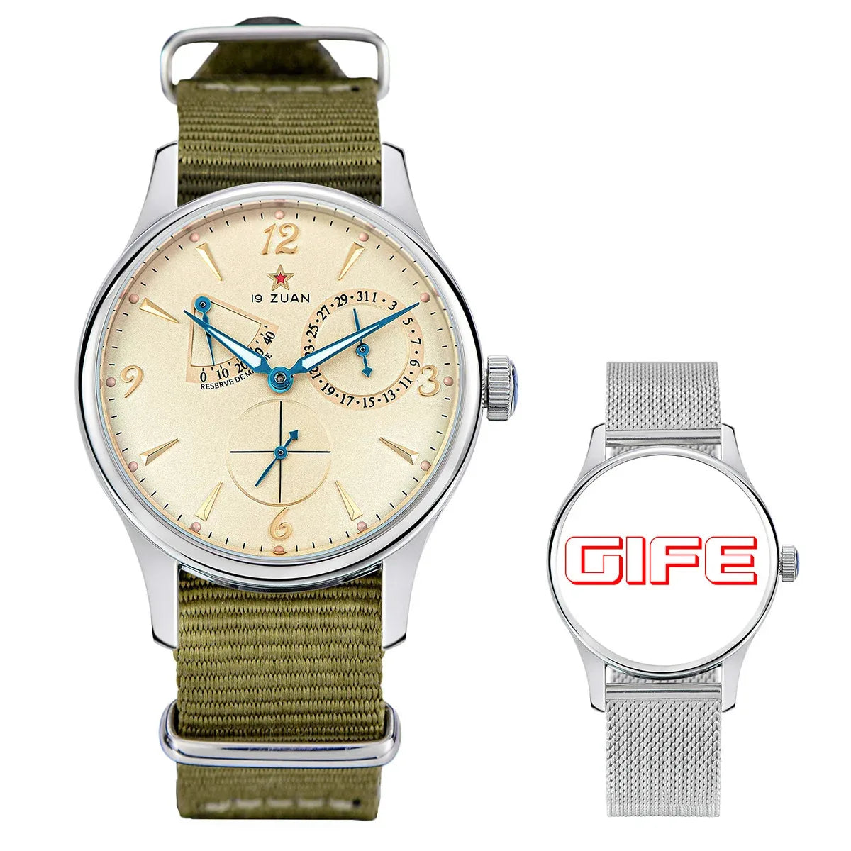1963 Automatic Watches 40mm Man Watch Pilot Watch of Men Seagull ST1780 Movement Mechanical Waterproof Wristwatch reloj hombre