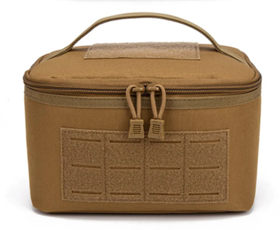 Portable Rifle Cartridge Bag Pistol Ammo Pouches Ammunition Box for Outdoor Hunting Shooting Bullet Storage EDC Handbag