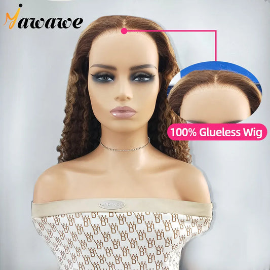 Yawawe hair glueless wig human hair Water wave Wear Go PreCut HD lace frontal wig glueless preplucked human wigs ready to go