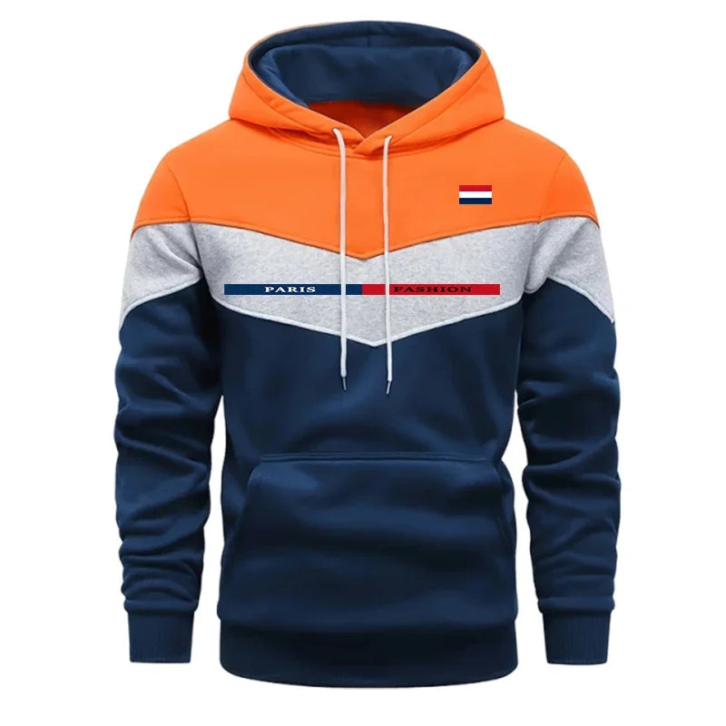 Fall Winter Daily Casual Sports Jogging Suit Outdoor Comfort Hoodie Outfits Paris Fashion Men's Set Hooded Sweatshirt Sweatpants