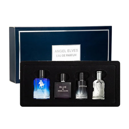 Men's Cologne Set 4 In 1 Set, Fresh Lemon Scent 1.01 Oz Long Lasting Fragrance Set Perfect Birthday Gift For Father, Boyfriend