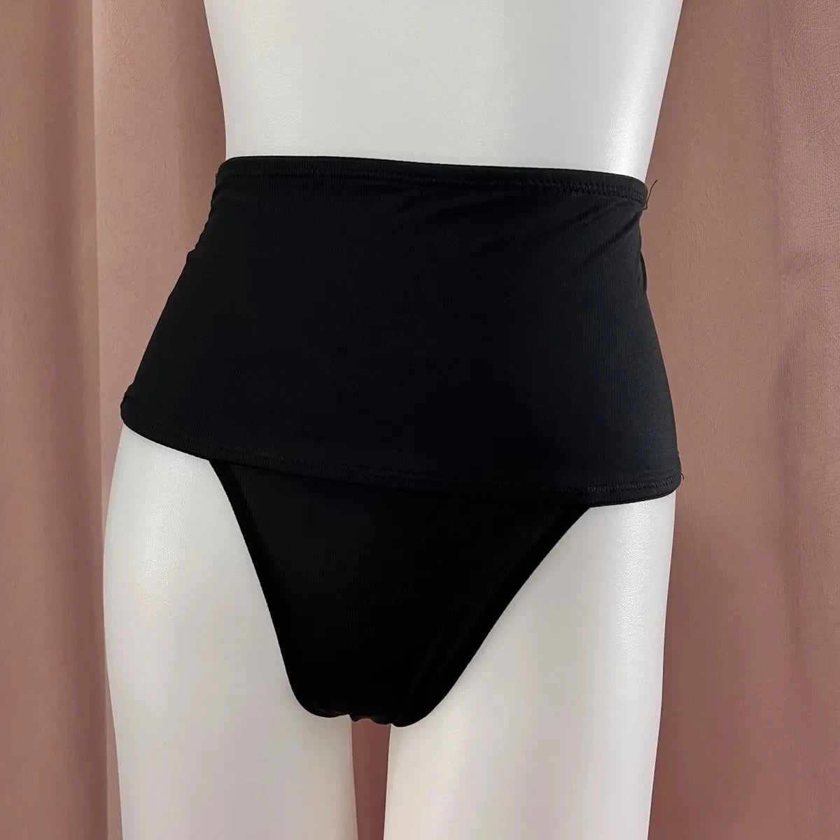 Women Big Elastic High Waist Panties Briefs Black-T Breathable Briefs Intimates Shapewear Panties Erotic Lingerie Slim Thongs