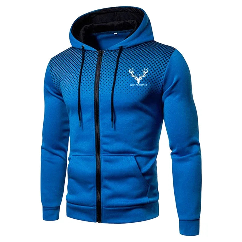 2026 New Arrival Men's Set Zipper Hoodies and Black Sweatpants Autumn Winter Daily Casual Fashion Sportswear Outdoor Jogger Suit
