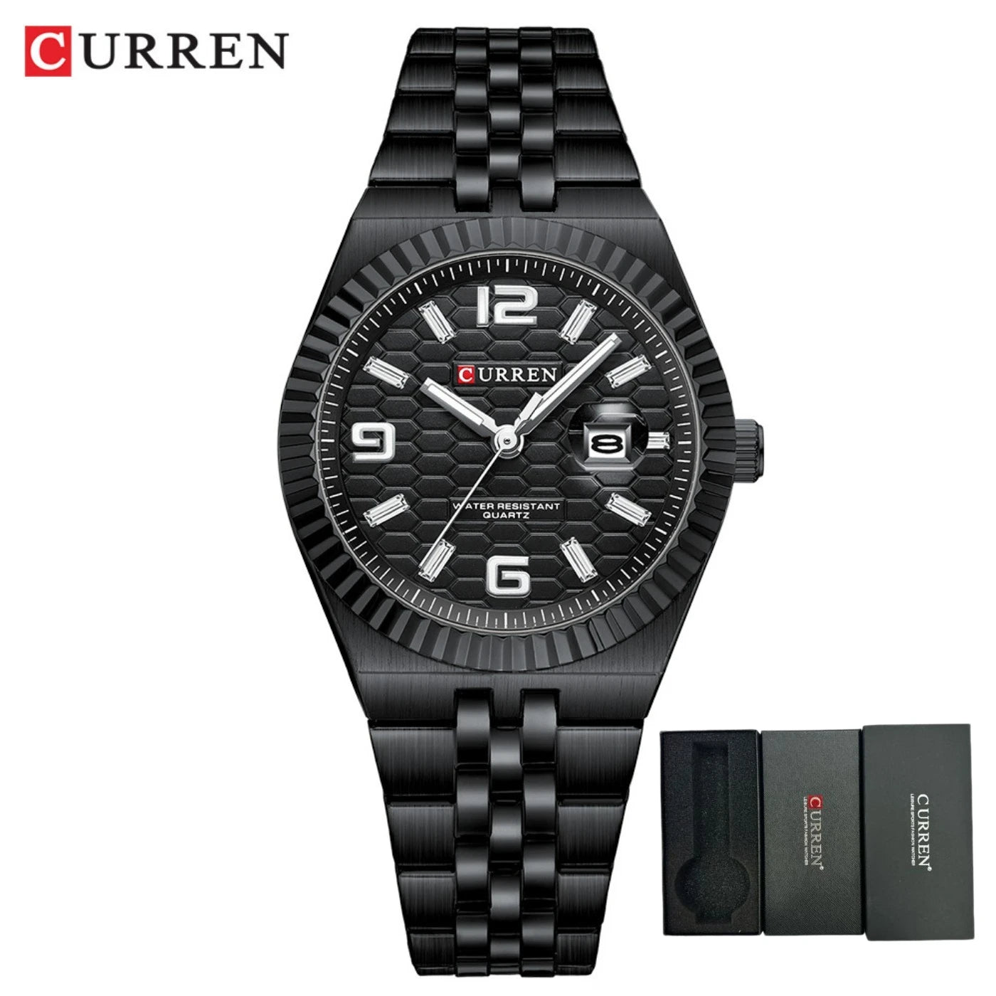 CURREN Women's Watch Analog Quartz Waterproof Ladies Wrist Watches with Date Dainty Fashion Luxury Stainless Steel Watch