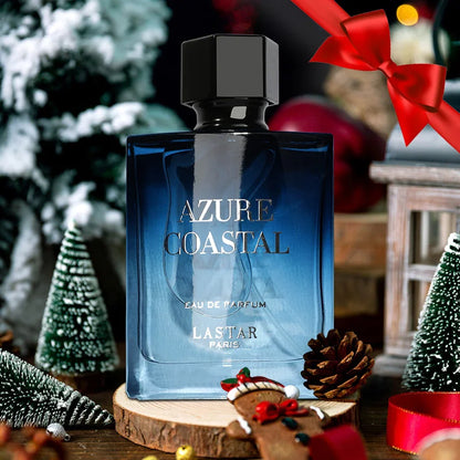 LASTAR Men Perfume, Two Bottles Totaling 100ml/3.38fl.oz, Musk, Long-Lasting Fragrance, Christmas/New Year Gifts