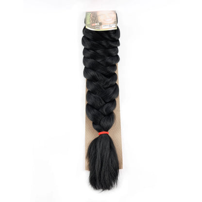 165g 82 Inch Flame Retardant Hot Water Setting Temperature Fiber Ultra Braid Synthetic Hair Extension Pre Stretch Braids
