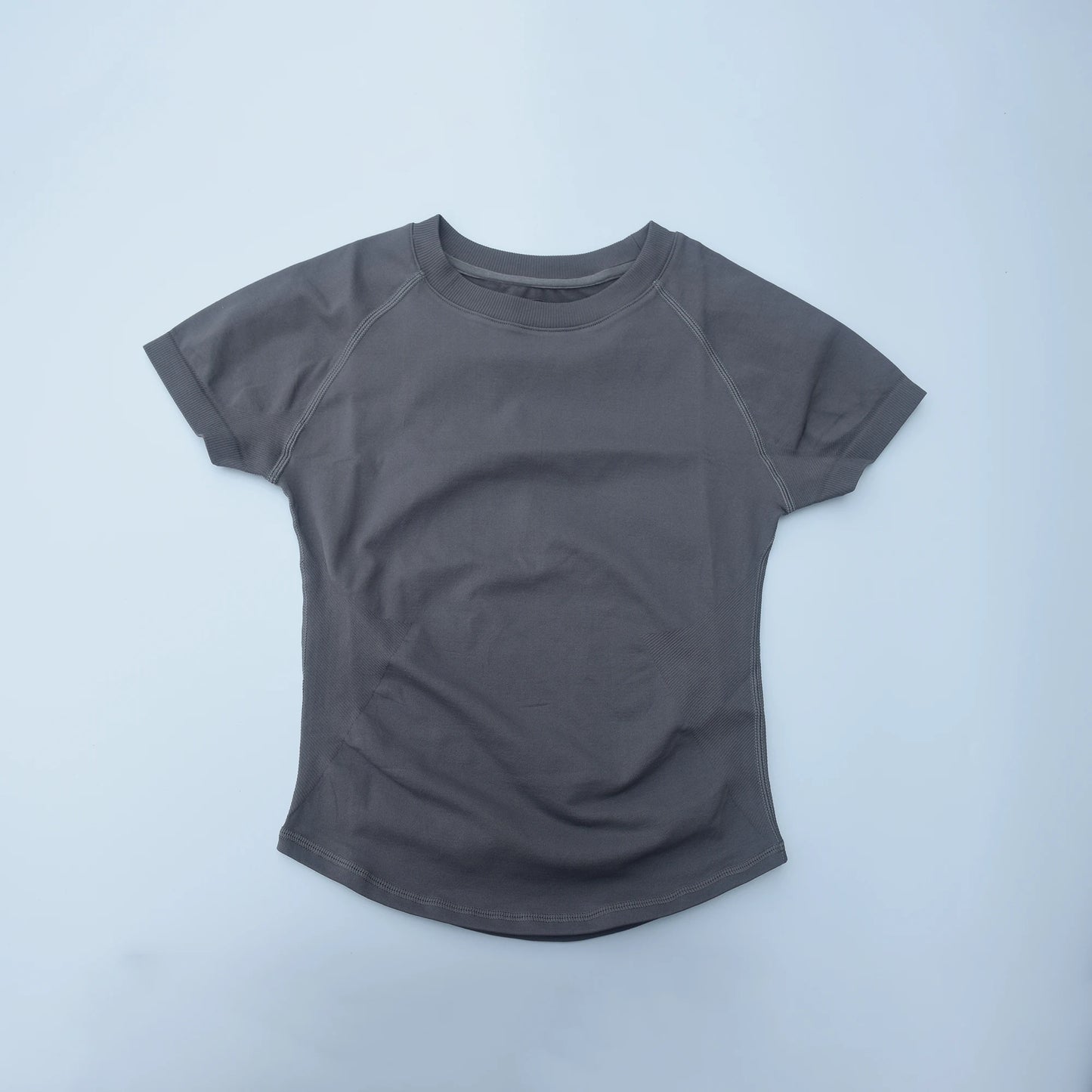 Women Seamless Yoga Shirt Short Sleeve Gym Top Workout Running Tee Fitness Activewear Breathable Athletic Sports Clothing Vest
