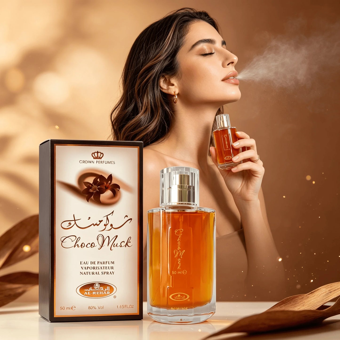 Choco Musk Men’s Cologne-Rich Chocolate & Musk Eau De Toilette,Long-Lasting Scent Perfume for Men Elegant Bottle 1.65 Fl Oz Fragrance for Refined Occasions