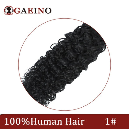 Water Wave Human Hair Weft Extension Dirty Blonde Curly Hair Sew In Weft Hair Extensions Double Weft Remy Hair Wet And Wavy 100G