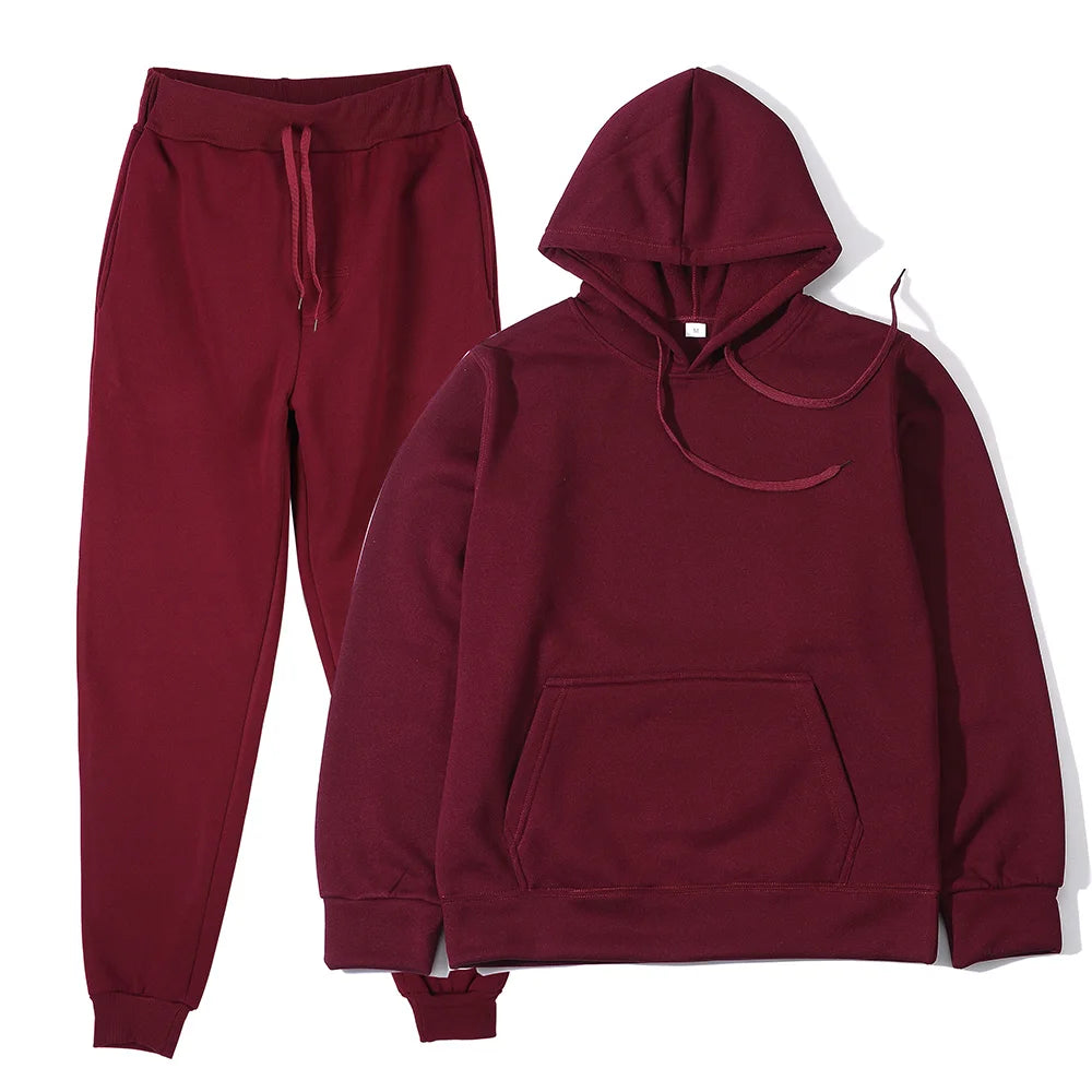 new 2026 Men's Sports Suits Fashion Tracksuit Women Hoodies Pants Two Pieces Sets Running Casual Sweatshirts Sweatpants Clothing