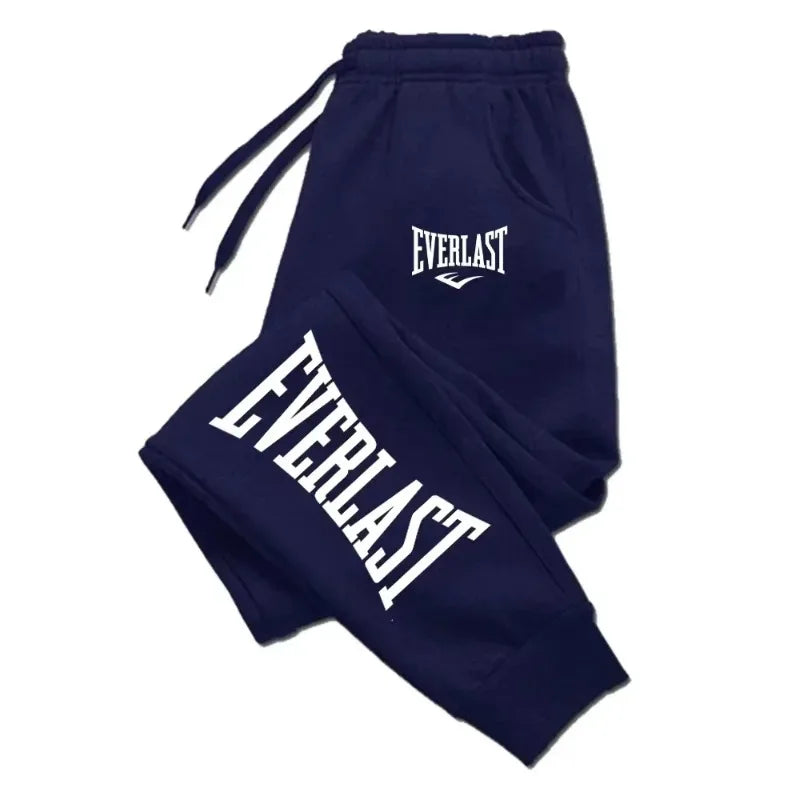2025 EVERLAST Men Women Jogging Sweatpants Running Trousers Fleece Streetwear Sport Oversized Jogger Sweat Pants 2025 Clothing