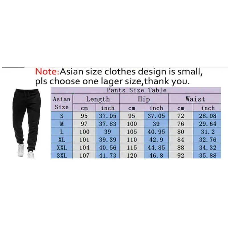 2025 EVERLAST Men Women Jogging Sweatpants Running Trousers Fleece Streetwear Sport Oversized Jogger Sweat Pants 2025 Clothing