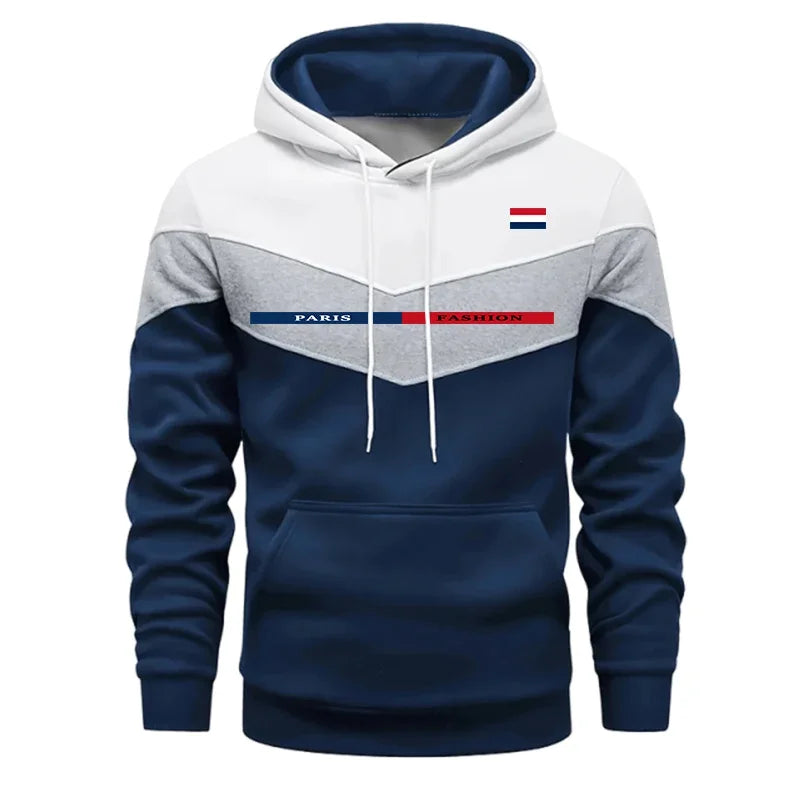 Fall Winter Daily Casual Sports Jogging Suit Outdoor Comfort Hoodie Outfits Paris Fashion Men's Set Hooded Sweatshirt Sweatpants