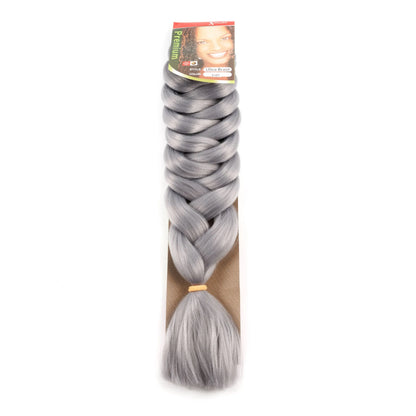 165g 82 Inch Flame Retardant Hot Water Setting Temperature Fiber Ultra Braid Synthetic Hair Extension Pre Stretch Braids