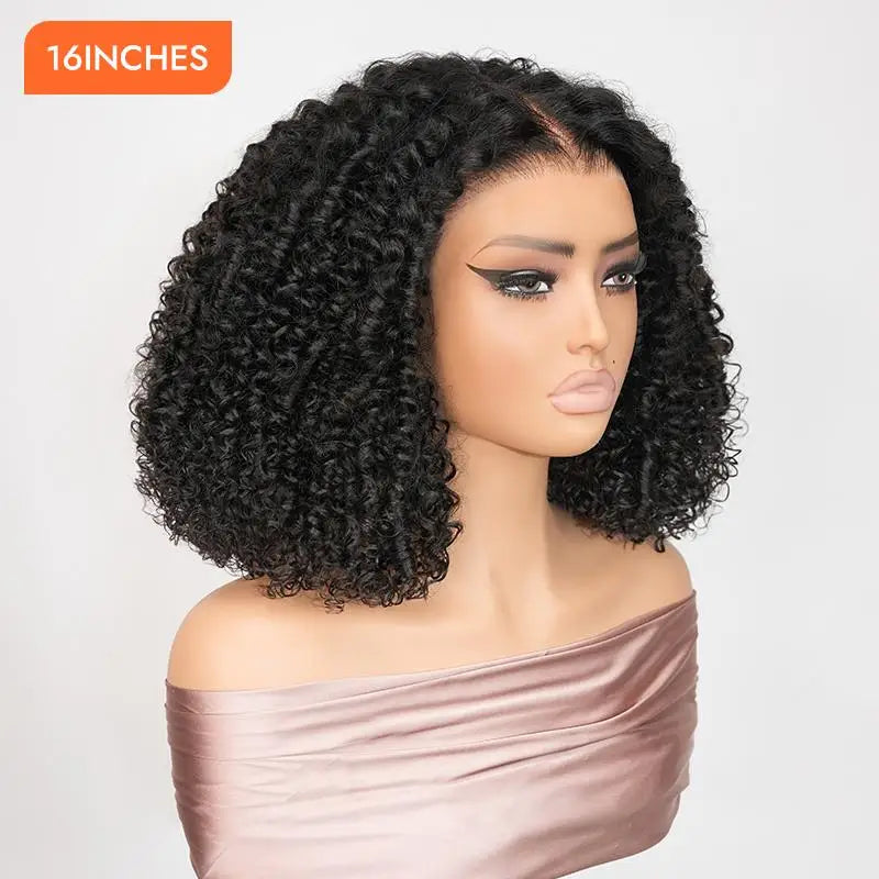 Alipearl Hair New Curly Wave Wig Glueless Pre Bleached Pre Cut 7x5 Ready To Go Closure Wig Human Hair With Pre Plucked Hairline
