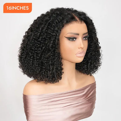 Alipearl Hair New Curly Wave Wig Glueless Pre Bleached Pre Cut 7x5 Ready To Go Closure Wig Human Hair With Pre Plucked Hairline