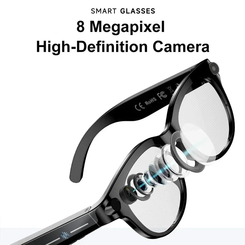 Xiaomi AI Vision Glasses 8K HD Cam LED Lamp Interpreting Chat Conference Footage Capture Outdoor Activity Shades 2026 Fresh