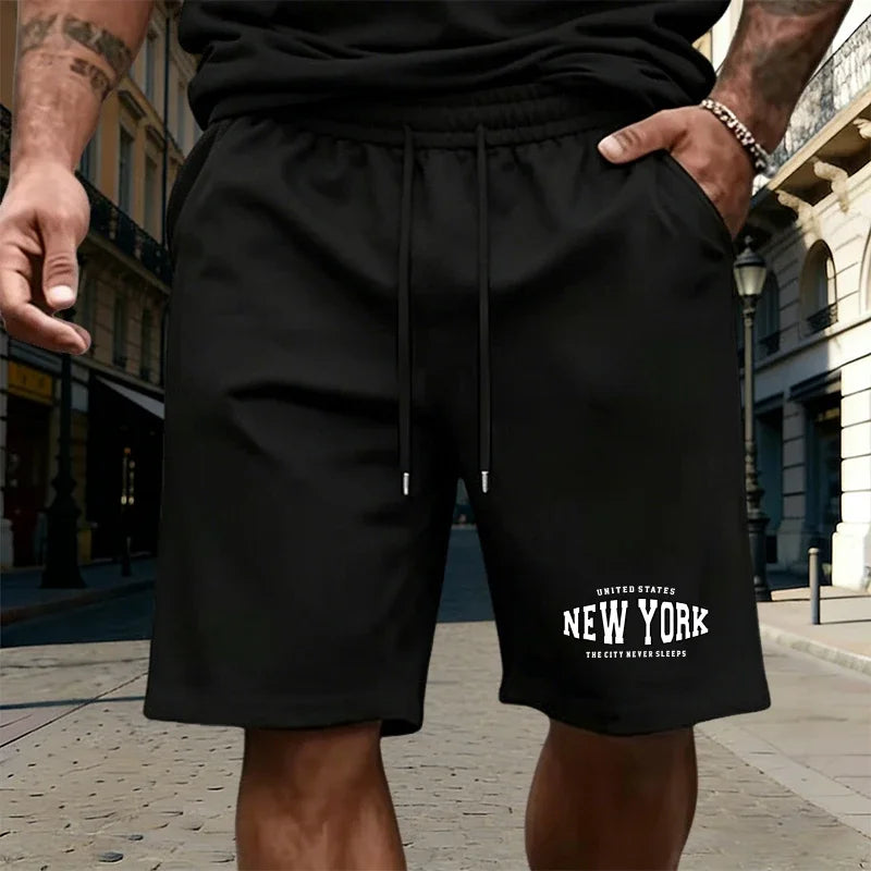 Mens T-Shirt Tracksuit Printing Casual Jogging Sportswear Outdoor Sports Adult Clothing Summer High Quality Short Sleeves Shorts