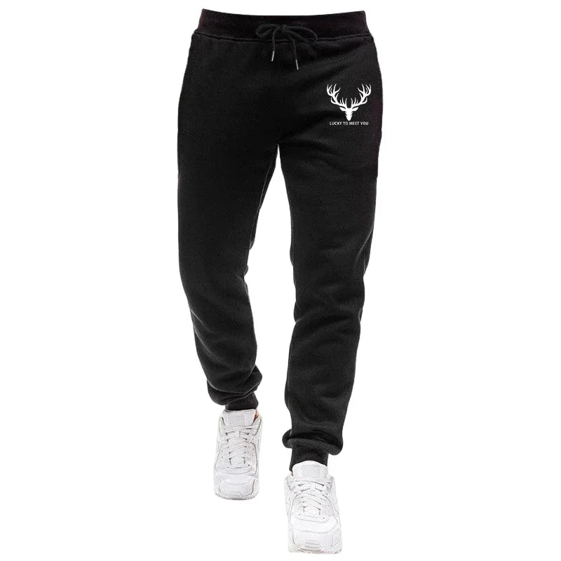 2026 New Arrival Men's Set Zipper Hoodies and Black Sweatpants Autumn Winter Daily Casual Fashion Sportswear Outdoor Jogger Suit