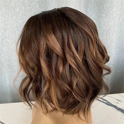 Full Density #27 Honey Blonde Brown Wig Human Hair 13x6 Human Hair Lace Frontal Wig 13x4 Lace Front Human Hair Wig Curly Wigs
