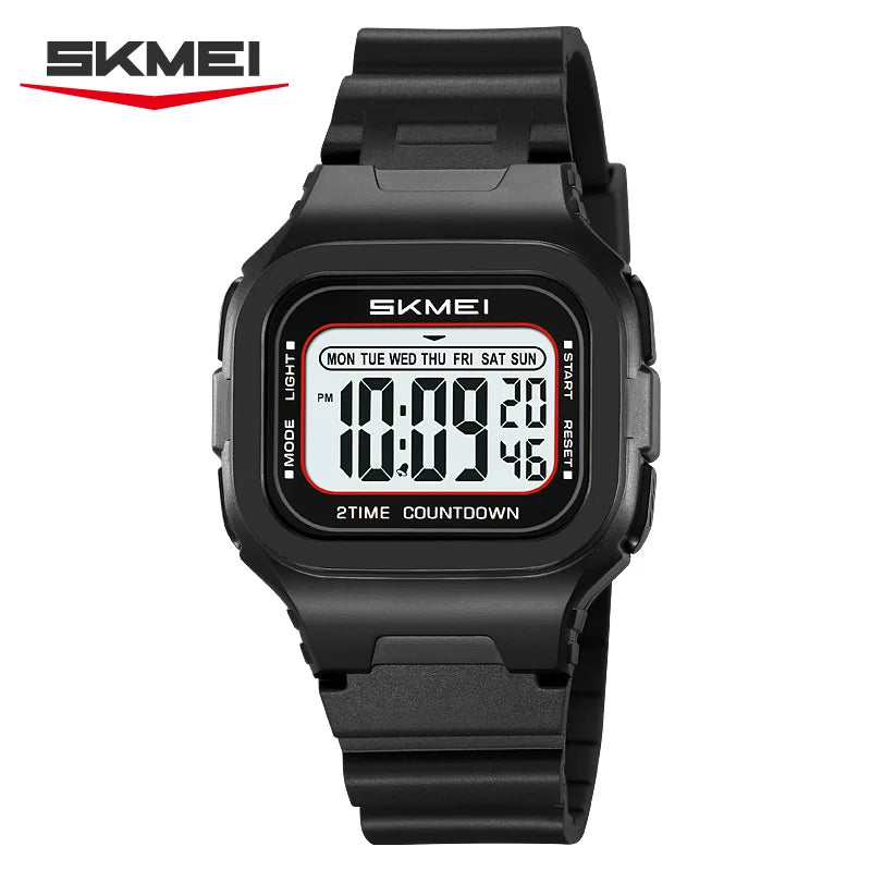 SKMEI 2343 Military Digital Watch Sports Shockproof Waterproof Multi Functional Men's Watch LED Display Alarm Clock Reloj Hombre