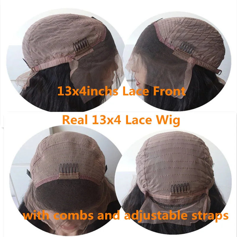 Full Density #27 Honey Blonde Brown Wig Human Hair 13x6 Human Hair Lace Frontal Wig 13x4 Lace Front Human Hair Wig Curly Wigs