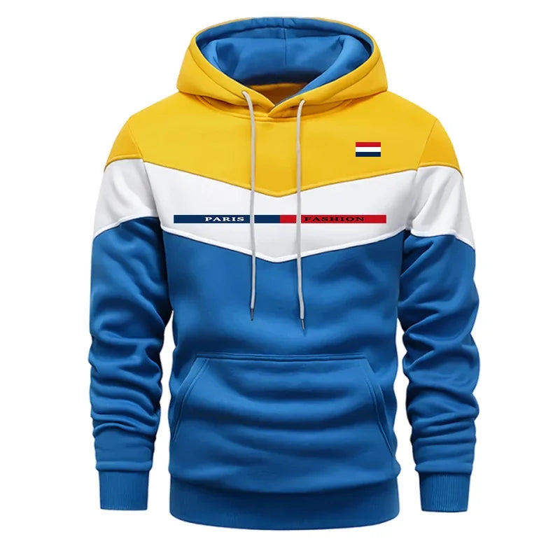 Fall Winter Daily Casual Sports Jogging Suit Outdoor Comfort Hoodie Outfits Paris Fashion Men's Set Hooded Sweatshirt Sweatpants