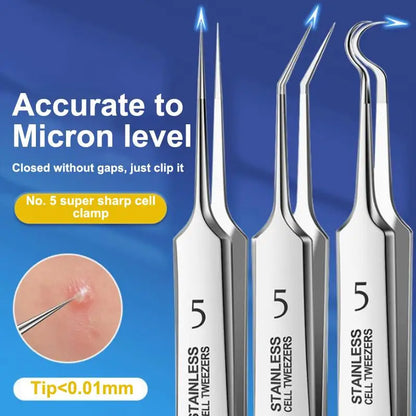 7/8Pcs Blackhead Remover Kit Professional Blackhead  Needle Skin Care Tools Stainless Steel Pimple Extraction Tools
