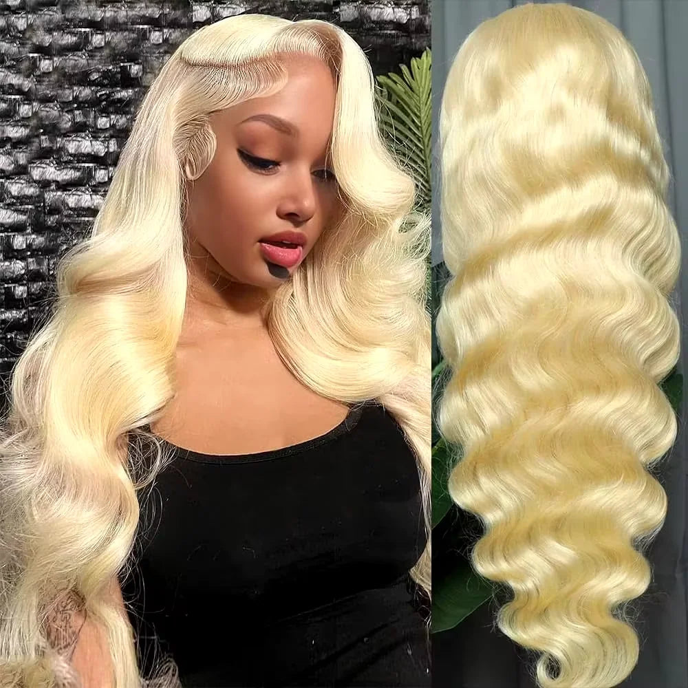 13x6 Body Wave Transparent HD 30 46 Inch 613 Honey Blonde Lace Frontal Human Hair Wig 200 Density Brazilian 13x4 Lace Front Wig