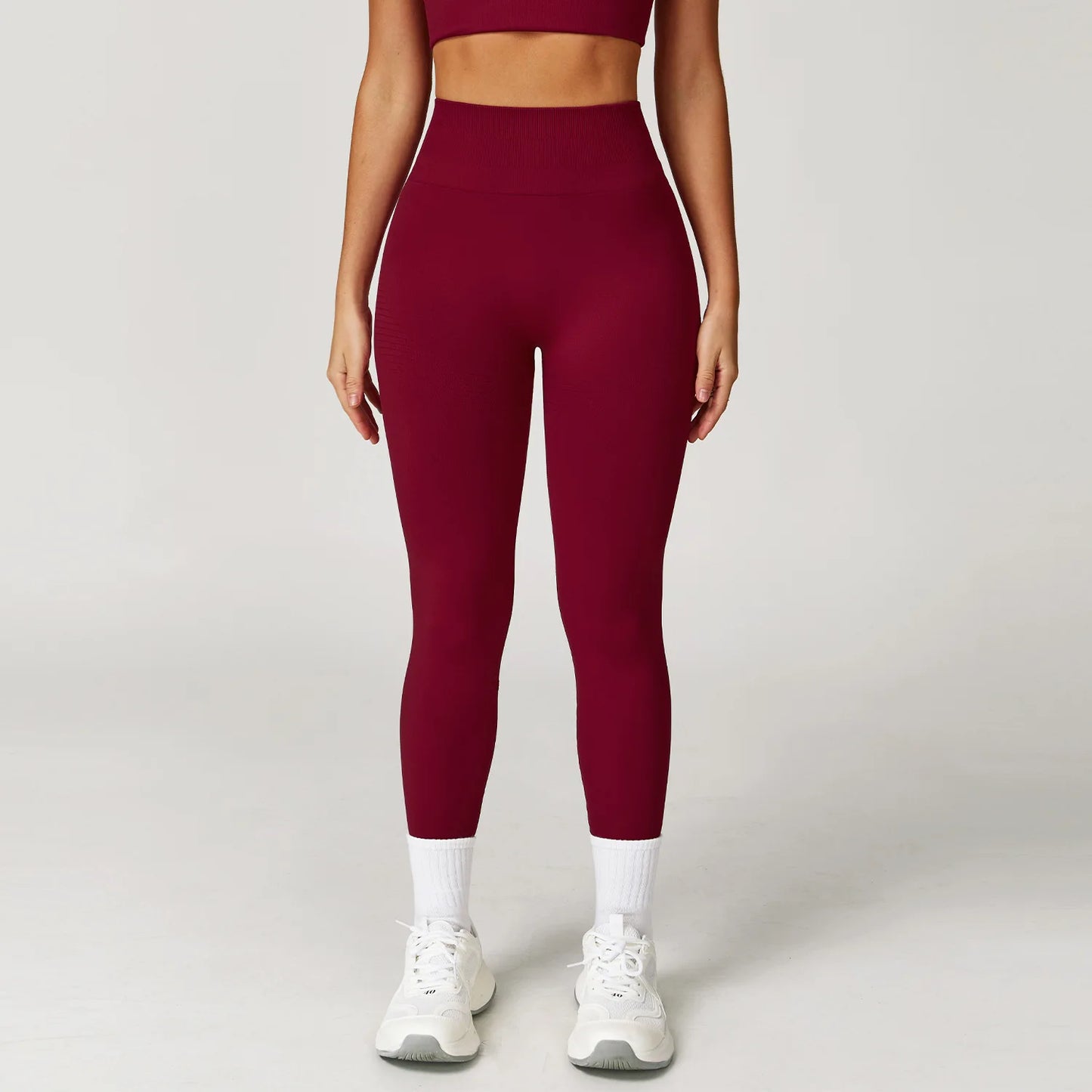 Women Seamless Hip Lifting Women Sports Leggings High Waist Fitness Leggings Push Up  Sports Workout Yoga Leggings Gym Clothing