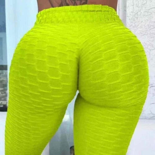 Set of 3 - Leggings Ruched Butt Shapewear Tights Yoga Pants