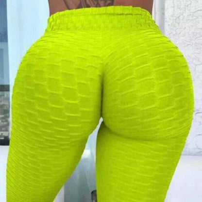 Set of 3 - Leggings Ruched Butt Shapewear Tights Yoga Pants