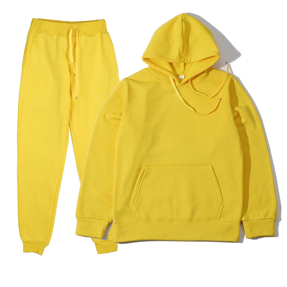 new 2026 Men's Sports Suits Fashion Tracksuit Women Hoodies Pants Two Pieces Sets Running Casual Sweatshirts Sweatpants Clothing