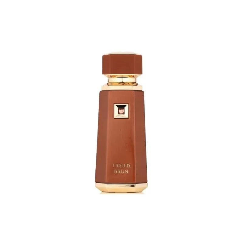 Liquid Brun Eau de Parfum Spray by Fragrance World French Avenue 3.4 Oz for Men - Warm Spicy & Woody Scent with Bourbon Vanilla & Musk Notes