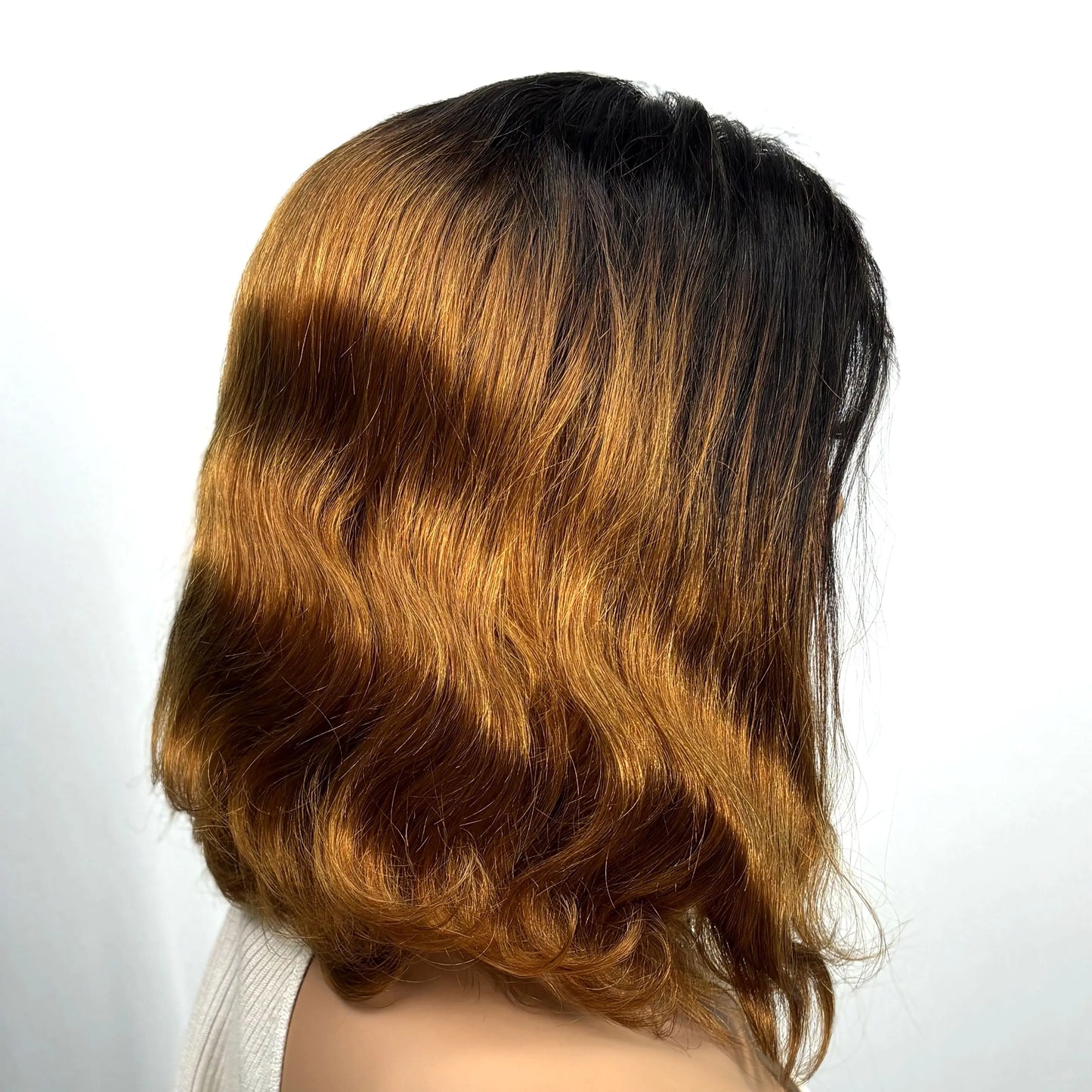 250% Density Colored Body Wave Human Hair Wigs 12inch 12A 100% Human Hair 4x4 Transparent Lace Closure Wavy Hair Wigs for Women