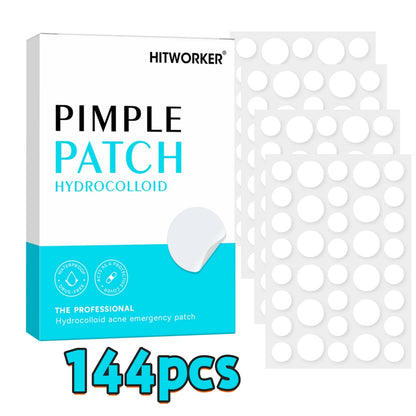 144/360/720pcs Hydrocolloid Acne Pimple Patches for Face, Effective Blemish Spot Treatment, Invisible & Skin-Friendly