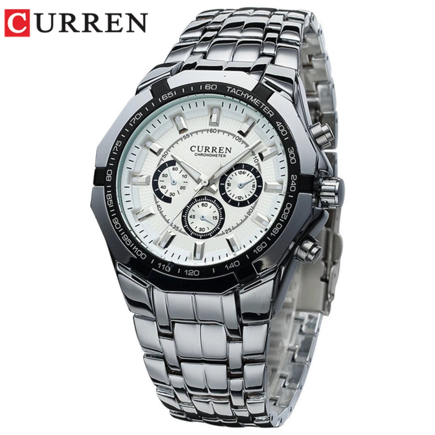 CURREN Men Luxury Brand Military Sport Mens Watches Full Steel Quartz Clock Men's Waterproof Business Watch Relogio Masculino