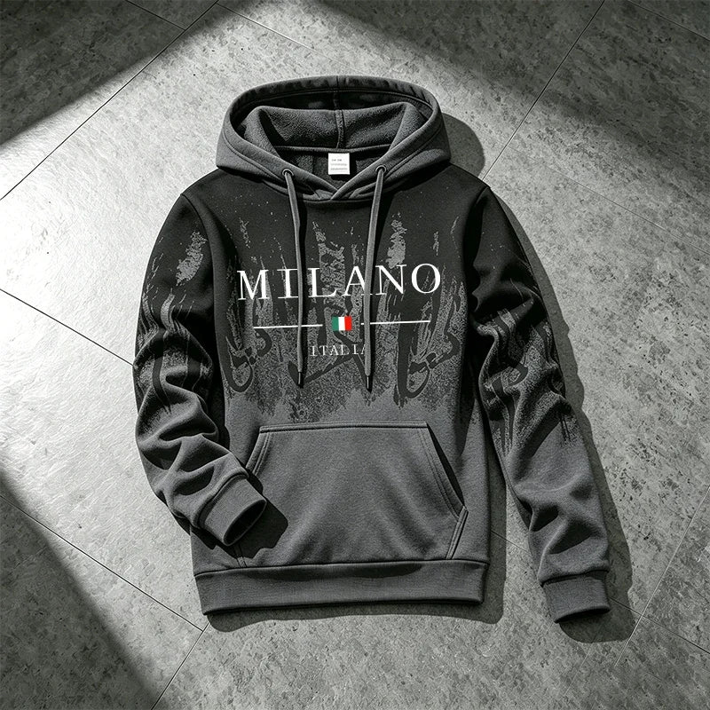 2026 New Arrival Men's Tracksuit Hoodie&sweatpants Italy Fashion Sportswear 2pcs Set Male Daily Casual Sports Hooded Jogger Suit