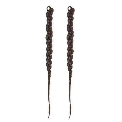 1/2PCS Hair Extension Braided Ponytail Fashion Long Twist Braided Ponytail Synthetic Extension Hair Accessories Hip Hop Y2K Girl