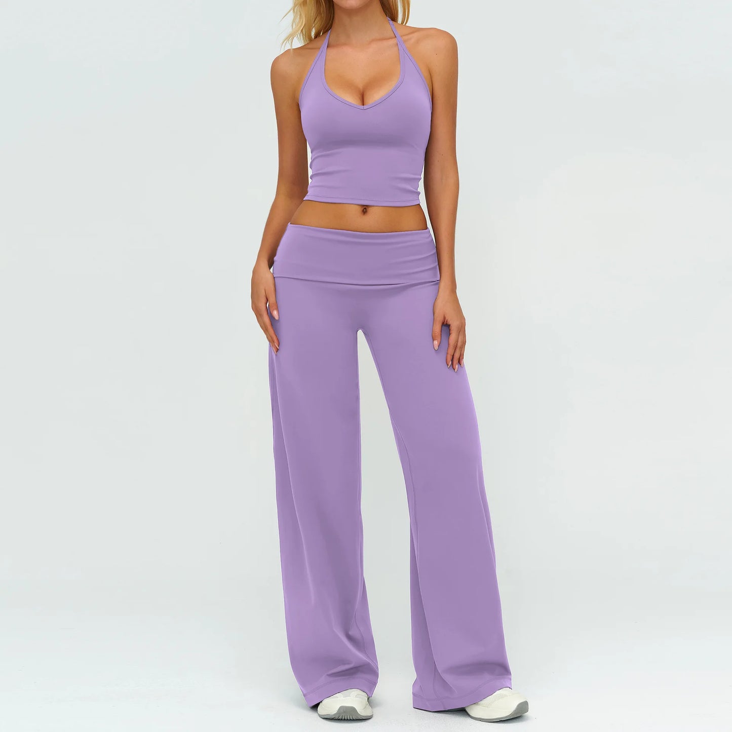BIANHUI Women's Tracksuit Yoga Set Loose Casual Women Outdoor Sports Long Sleeve 2/3 Piece Set Sportswear Woman Gym Clothes