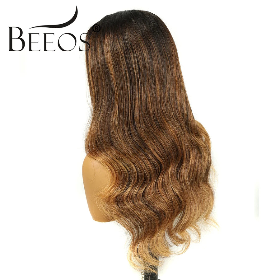 250% 13X6 HD Transparent Lace Full Frontal Wigs Body Wave Human Hair Wigs Blonde Wig 100% Human Hair HD Lace Wigs Brazilian Hair