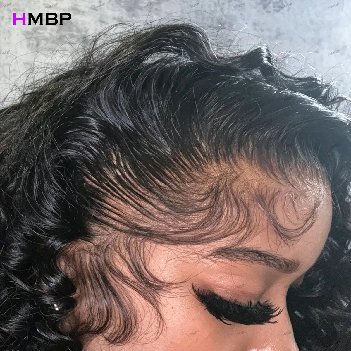 Glueless Wig Pre Plucked Hairline Loose Deep Wave 9x6/13x4 HD Lace Frontal Wig 400 Density Deep Water Wave Curly Human Hair Wig
