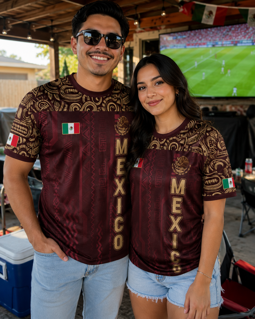 2026 Mexico National Flag Print T Shirt Men women 3D Eagle Pattern Short Sleeve Tees Outdoor Football Sports Clothes Casual Tops