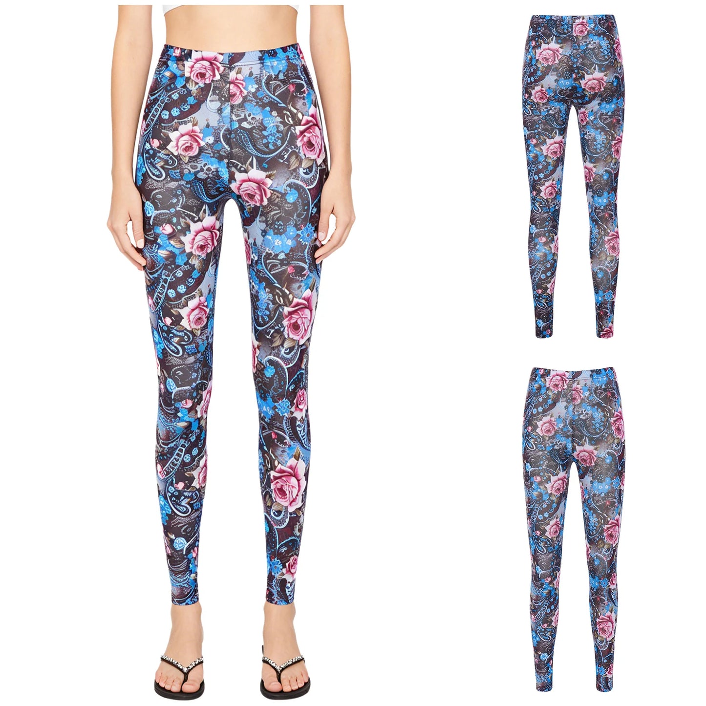 Leggings Women Sexy Sport Gym Training Print High Waist Yoga Pants Fitness Joggings Running Workout Legging Sports Trousers