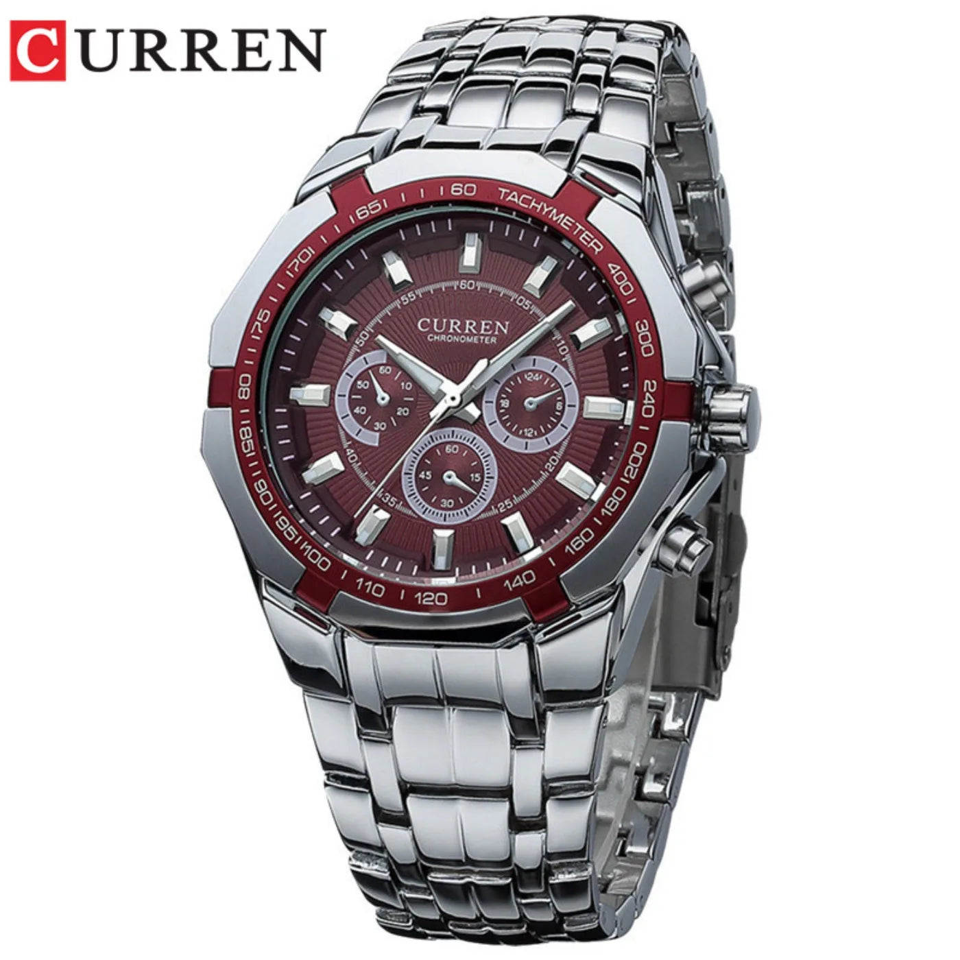 CURREN Men Luxury Brand Military Sport Mens Watches Full Steel Quartz Clock Men's Waterproof Business Watch Relogio Masculino