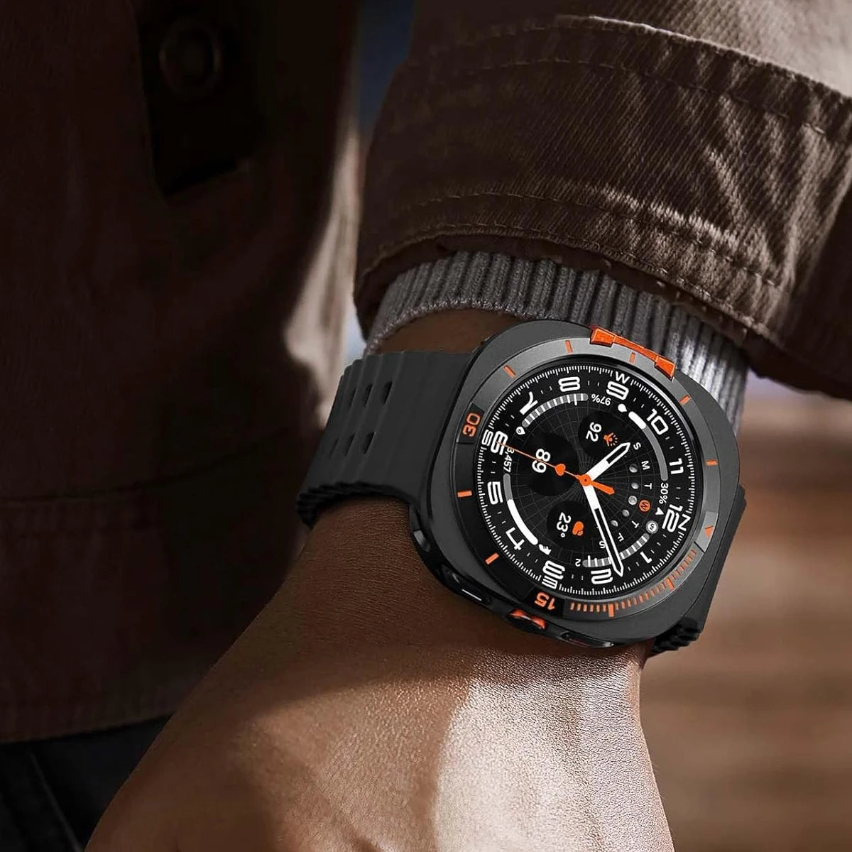 Metal Alloy Protective Case for Samsung Galaxy Watch Ultra 2025 47mm Hard Bumper Cover for Galaxy Watch 7 Ultra 47mm Accessories