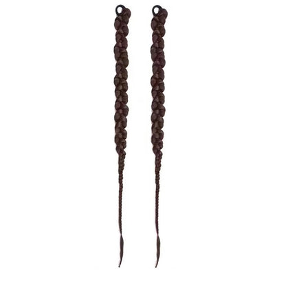 1/2PCS Hair Extension Braided Ponytail Fashion Long Twist Braided Ponytail Synthetic Extension Hair Accessories Hip Hop Y2K Girl